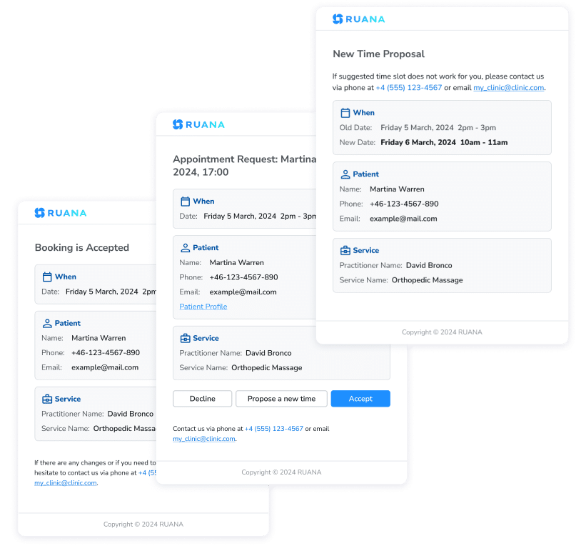 Automatische SMS- und E-Mail-Erinnerungen