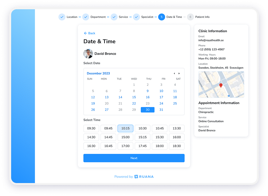 Online Booking: 24/7 client booking via websites or social media with SMS & Email Reminders
