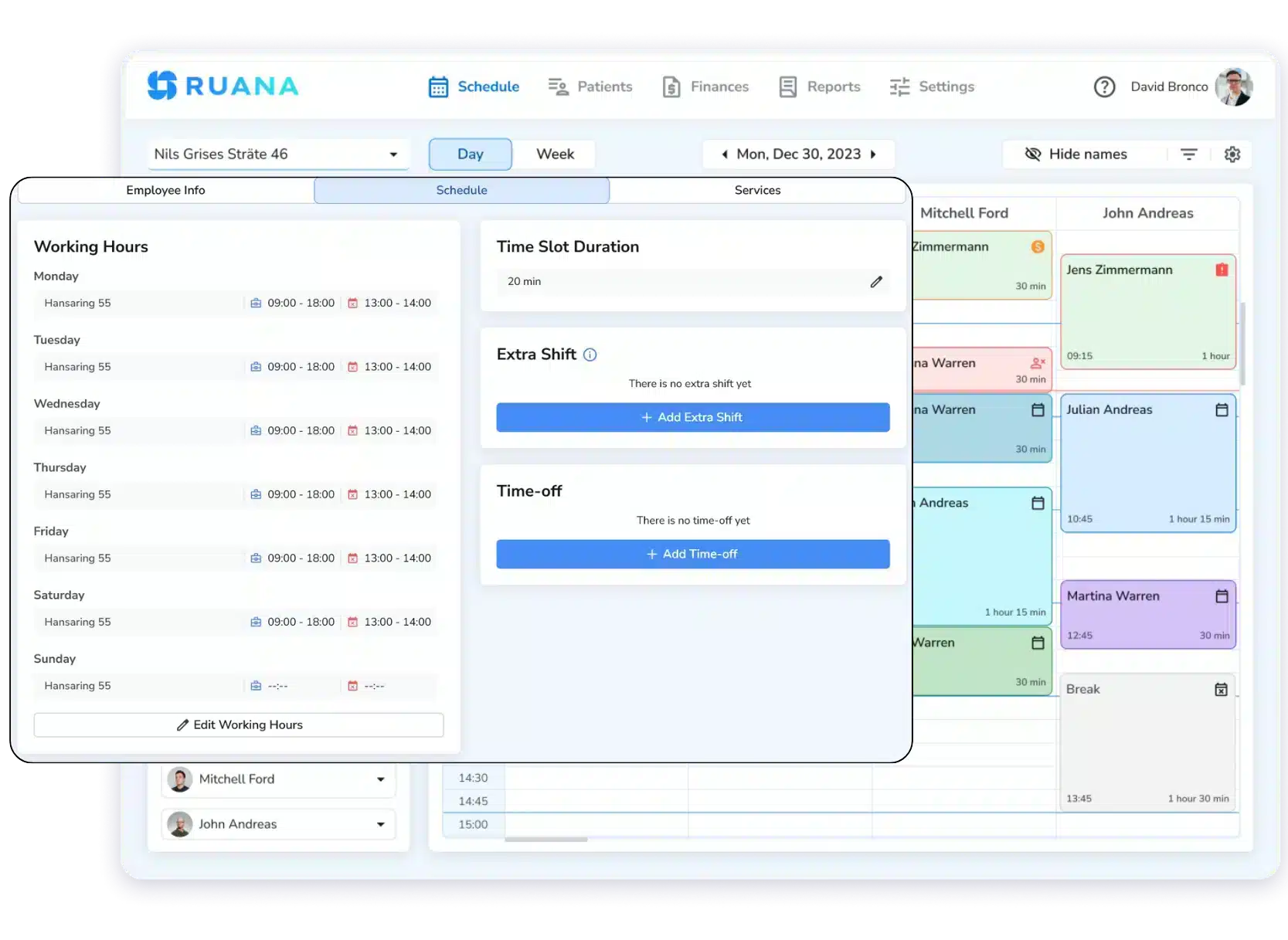 Calendar availability controls and blocking
