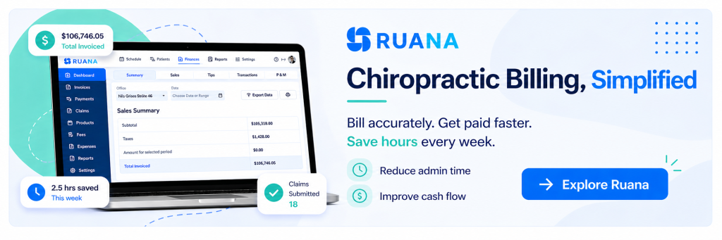 chiropractic billing software