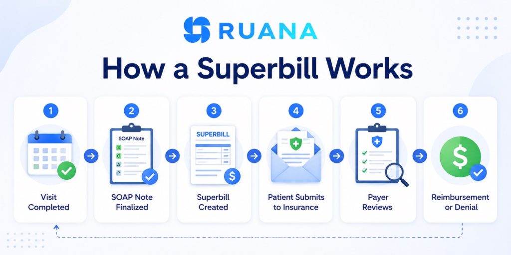 superbill workflow how a superbill works