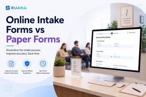 detailed guide comparison of online intake forms vs paper forms for chiropractors massage therapists and other practices