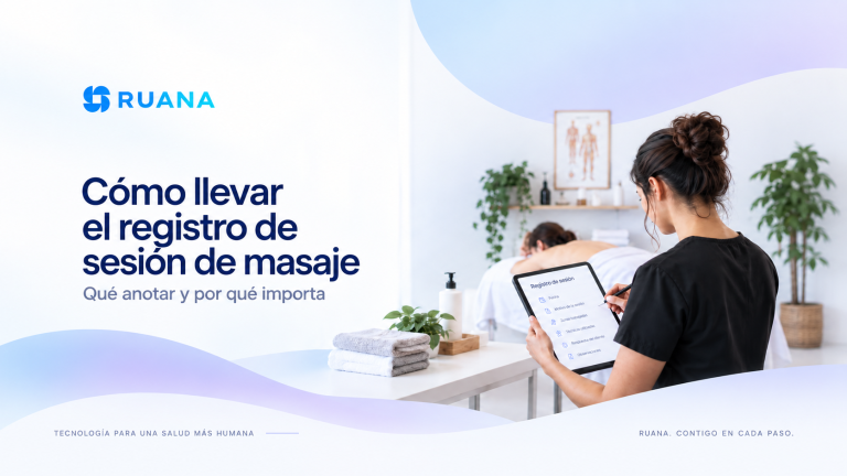 Cómo llevar el registro de sesión de masaje: qué anotar y por qué importa